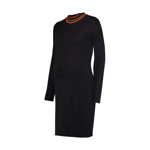 Supermom Jurk Met Ribboord Hals supermom kopen in de aanbieding