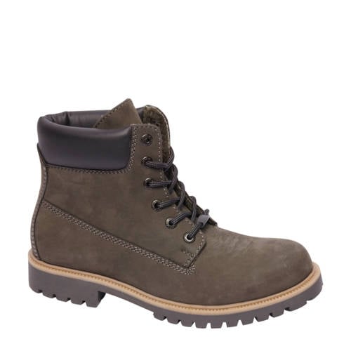 Vanharen Landrover Leren Veterboots Grijs landrover kopen in de aanbieding Vanharen Landrover Leren Veterboots Grijs landrover kopen in de aanbieding