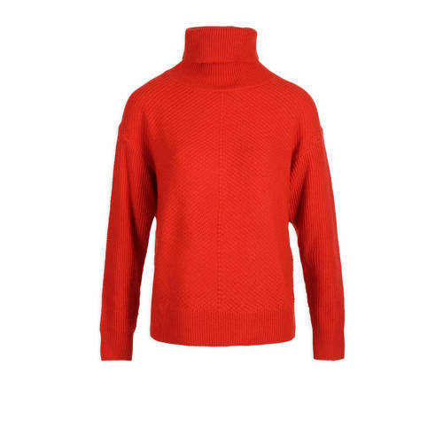 Morgan Trui Met Wol Rood morgan kopen in de aanbieding