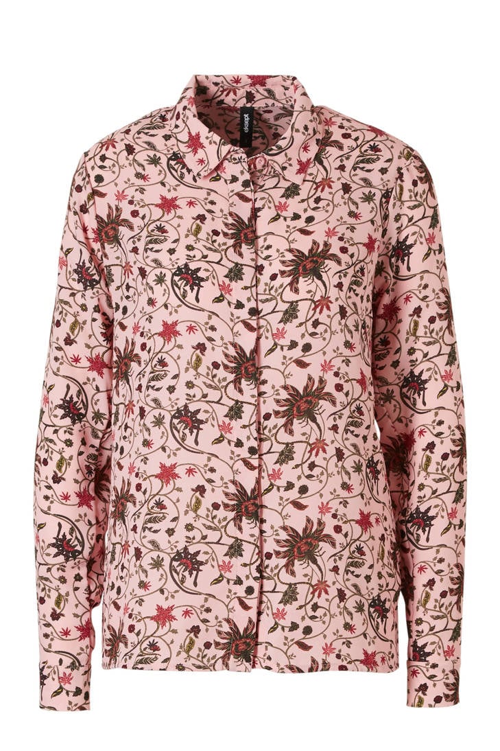bloemenprint blouse Eksept pink met pink blouse Eksept met wv07q