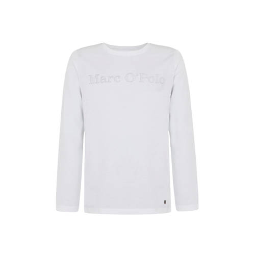 Marc Opolo Longsleeve Met Logo Wit marc opolo kopen in de aanbieding