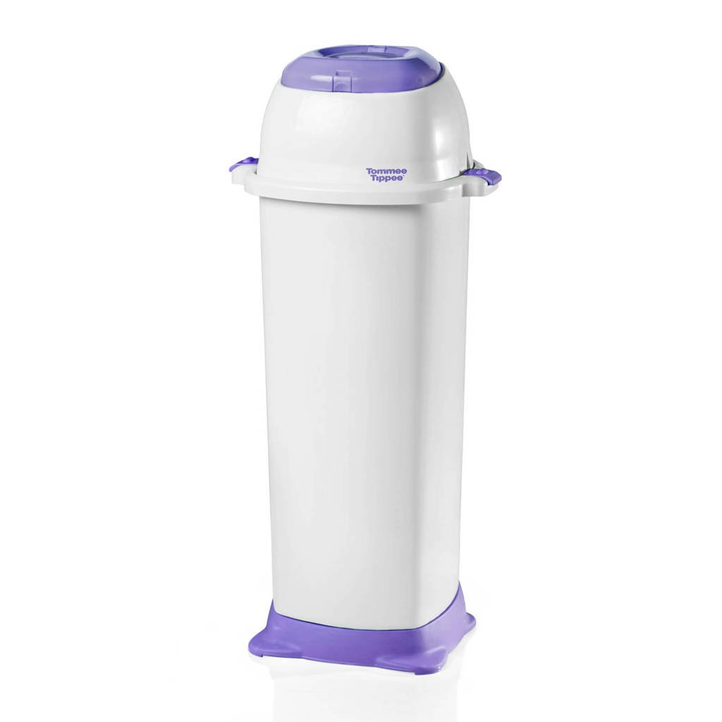 Tommee Tippee Sangenic luieremmer Nappy Wrapper maxi, Wit/paars