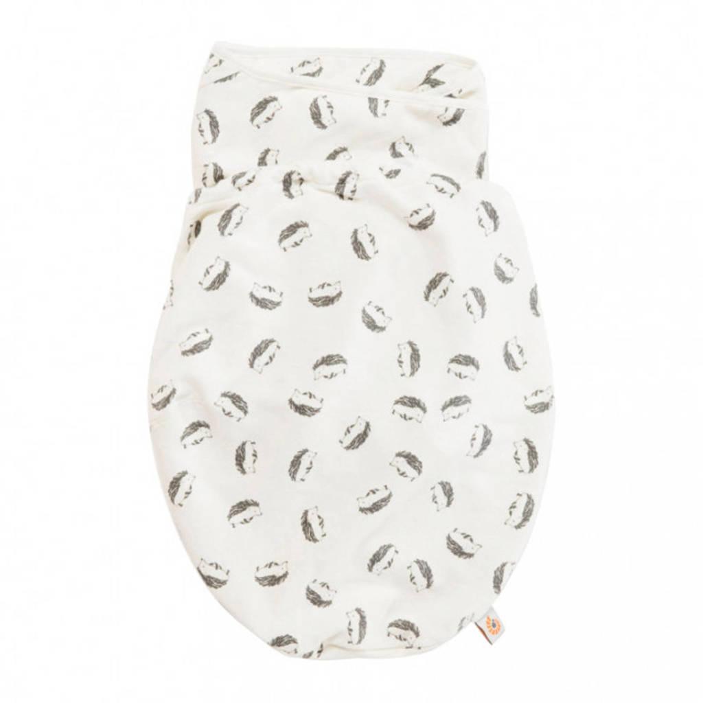 Ergobaby inbakerdoek hedgehog, Wit