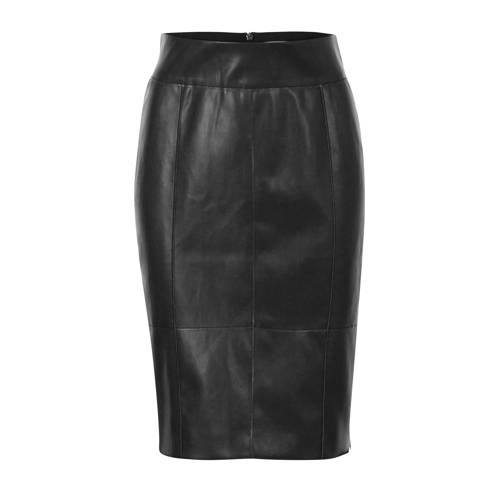 Promiss Imitatieleren Rok Zwart promiss kopen in de aanbieding Promiss Imitatieleren Rok Zwart promiss kopen in de aanbieding