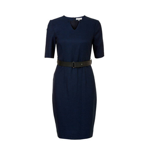 Promiss Jacquard Jurk Blauw promiss kopen in de aanbieding Promiss Jacquard Jurk Blauw promiss kopen in de aanbieding