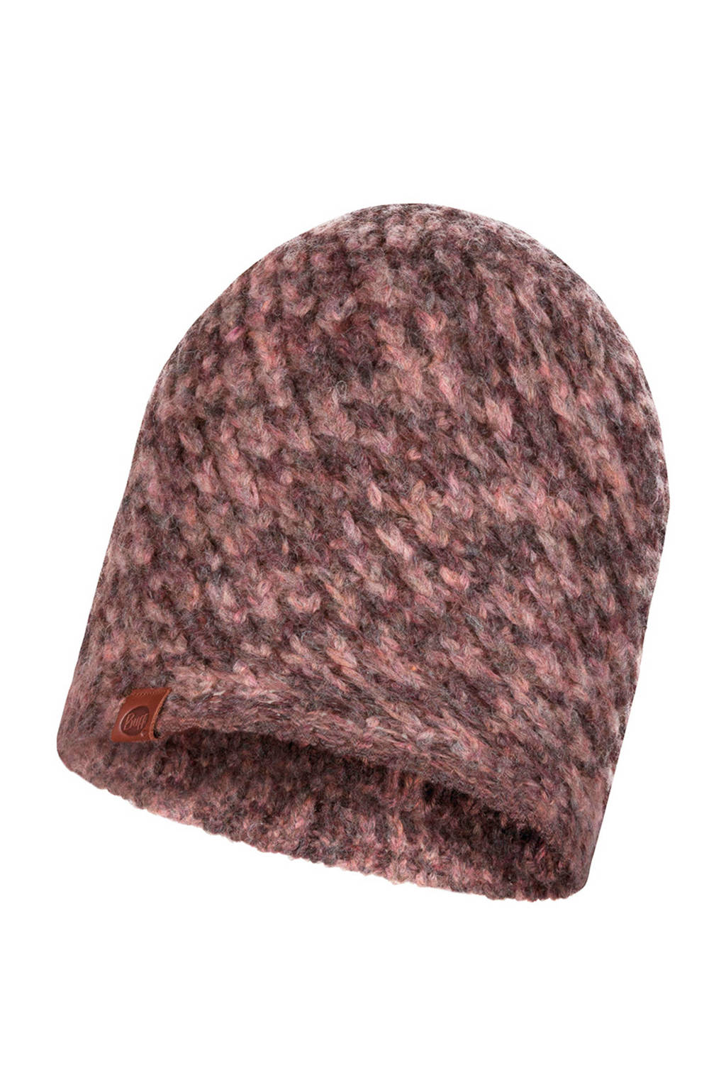 Buff muts roze/paars, Roze melange