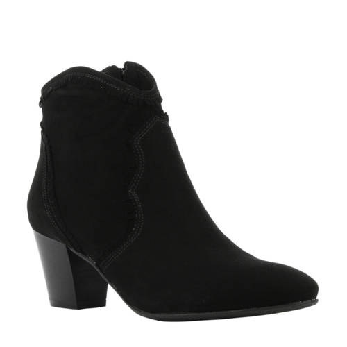 Lamica Suede Enkellaarzen Zwart lamica kopen in de aanbieding