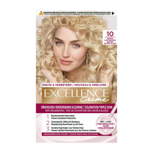 Wehkamp L'Oréal Paris Excellence Crème haarkleuring - 10 extra lichtblond aanbieding