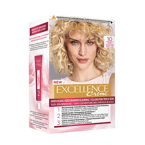 Wehkamp L'Oréal Paris Excellence Crème haarkleuring - 10 extra lichtblond aanbieding