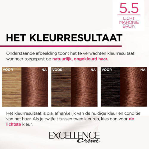 L'Oréal Paris Excellence Crème haarkleuring - Licht Mahoniebruin