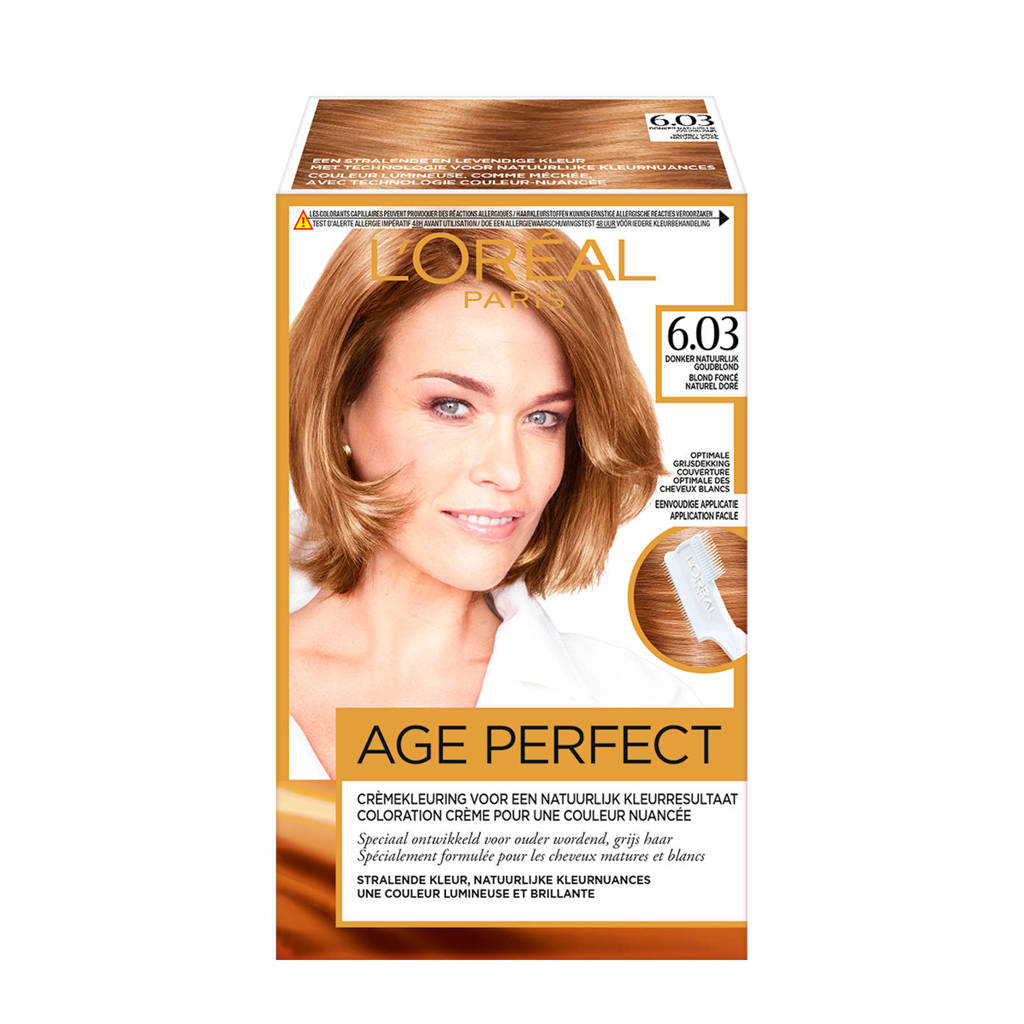 L'Oréal Paris Excellence Age Perfect 6.03 Donker Natuurlijk Goudblond