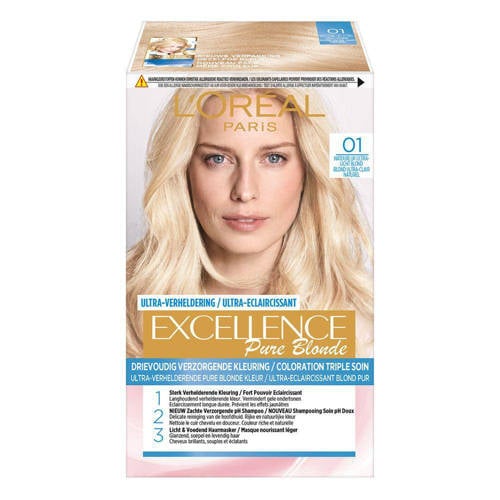L'Oréal Paris Excellence Crème Pure Blond haarkleuring Natuurlijk Blond