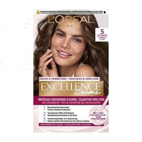 Wehkamp L'Oréal Paris Excellence Crème haarkleuring - Lichtbruin aanbieding