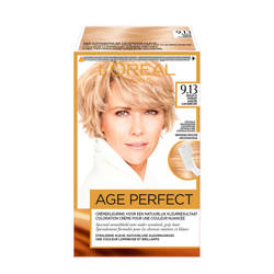 L'Oréal Paris Excellence Age Perfect 9.13 Zeer licht as goudblond met grote korting