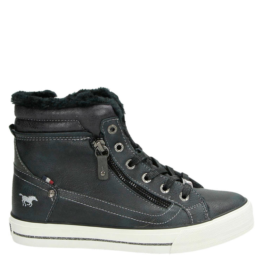 Shabbies Amsterdam - Hoge sneakers voor dames - Wit