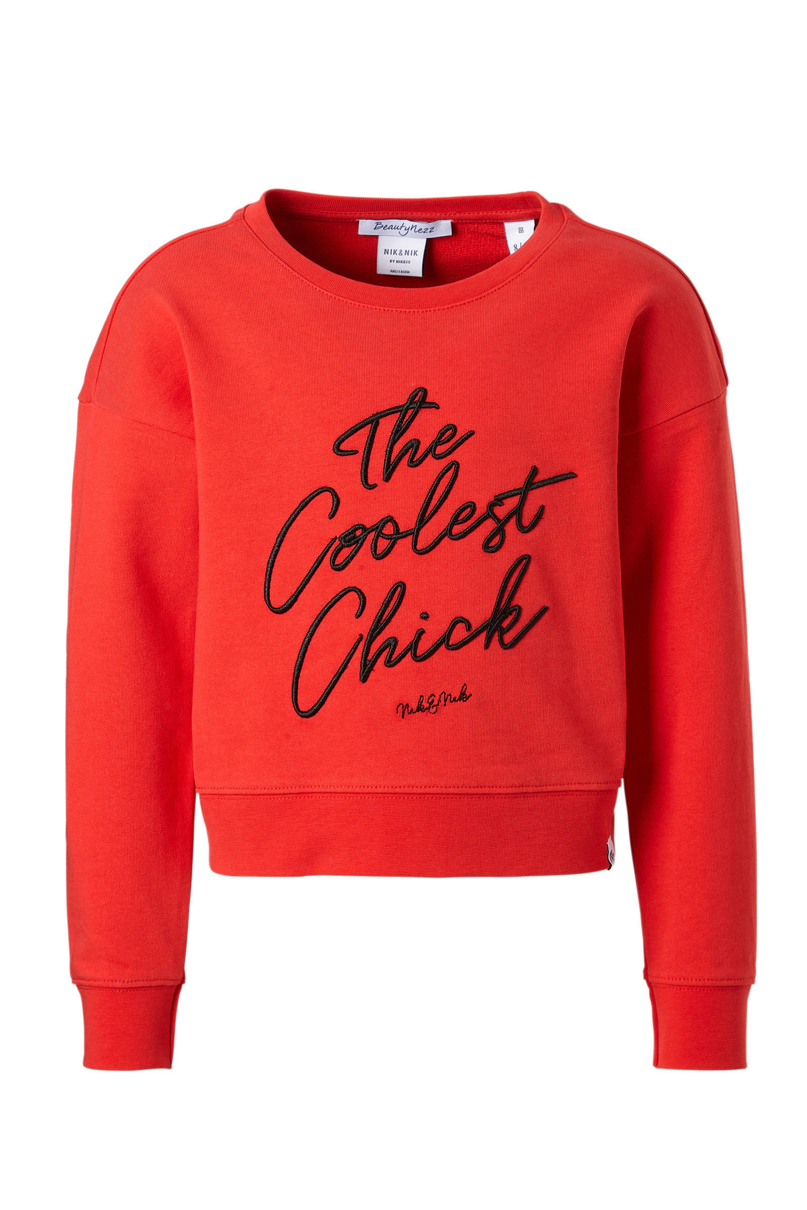 NIK&NIK cropped sweater rood | wehkamp NIK&NIK Sweater rood |