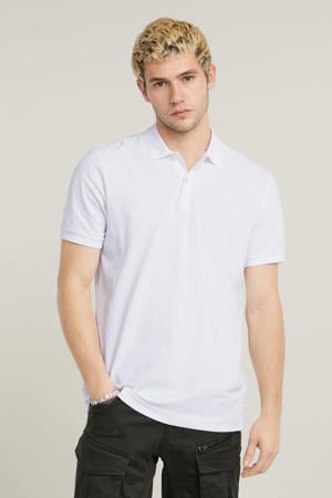 slim fit polo Dunda white