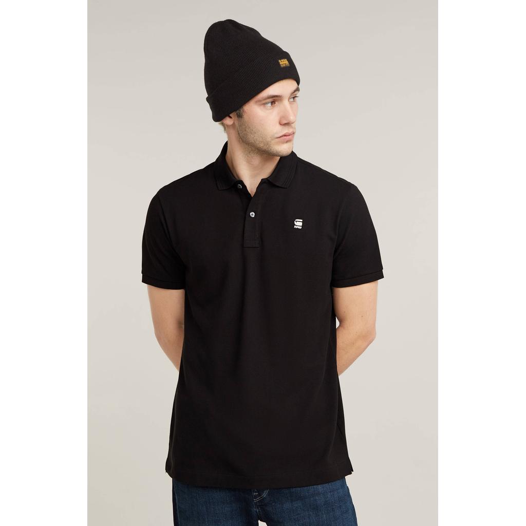 G-STAR slim fit polo Dunda dark black