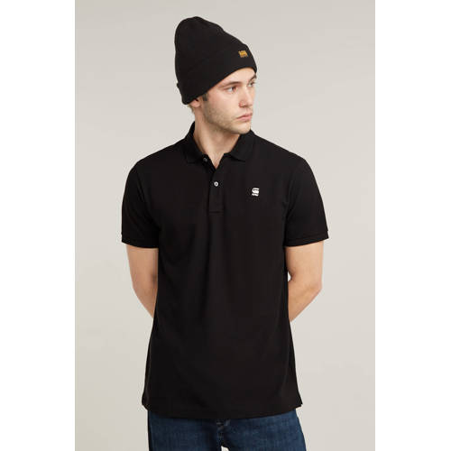 G-STAR slim fit polo Dunda dark black afbeelding