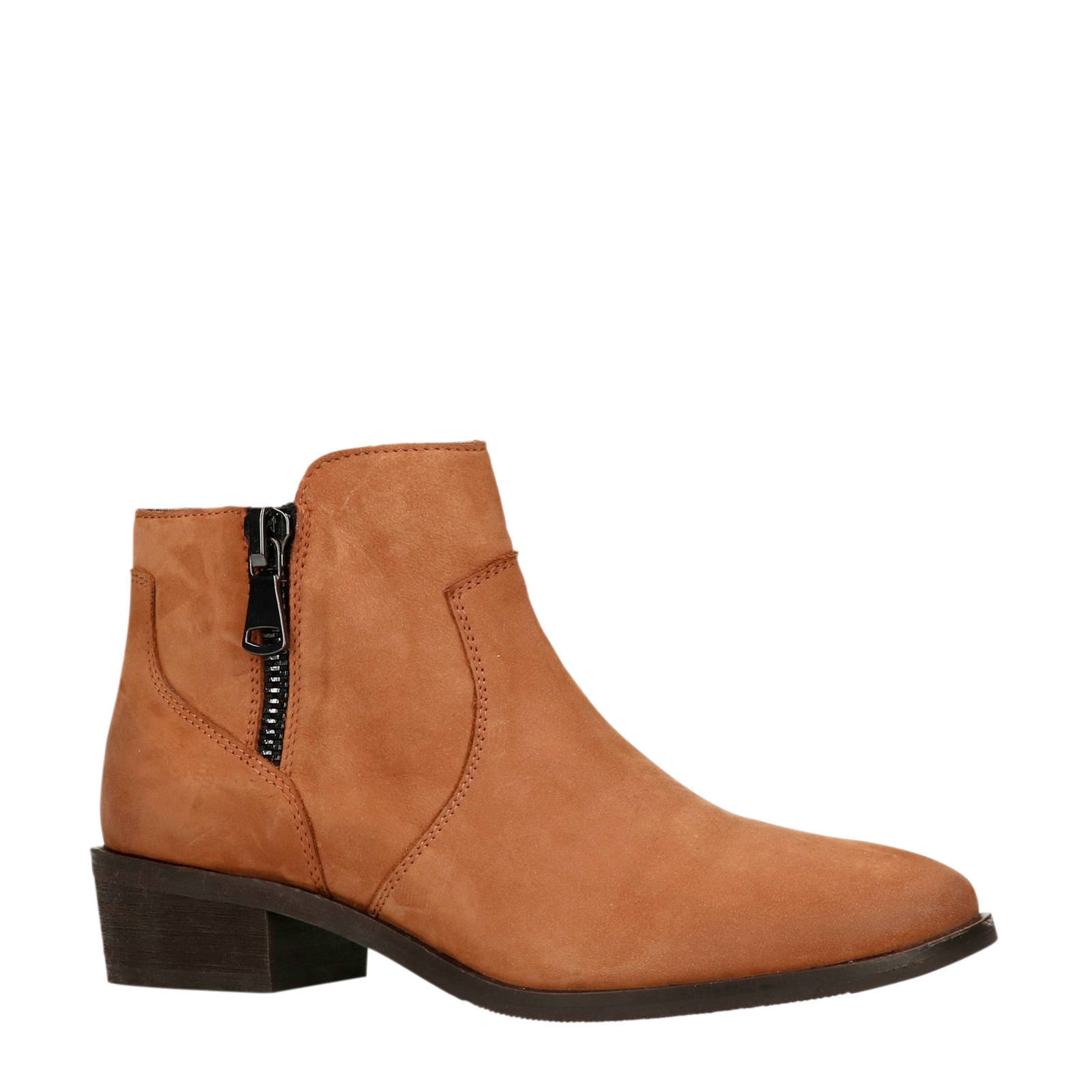 Manfield leren enkellaarzen cognac | wehkamp Manfield leren enkellaarzen cognac | wehkamp
