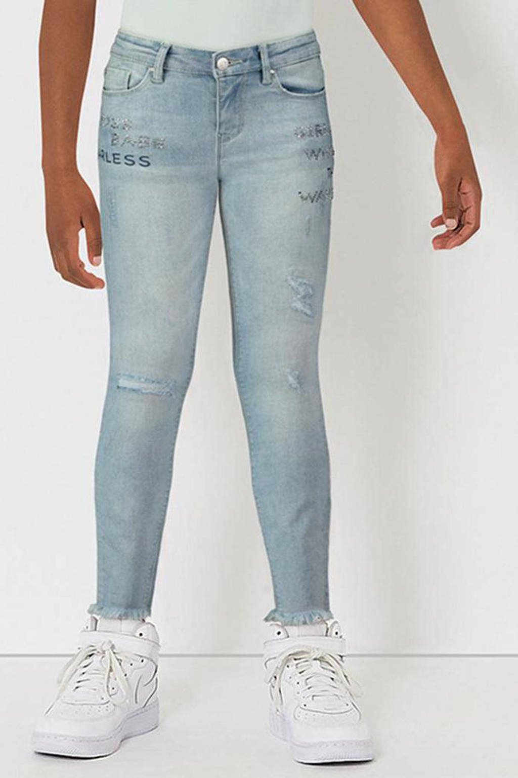Aanbevolen voldoende duurzame grondstof CoolCat skinny jeans blauw | wehkamp