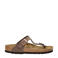 Birkenstock Gizeh imitatieleren teenslippers - meerkleurig bruin