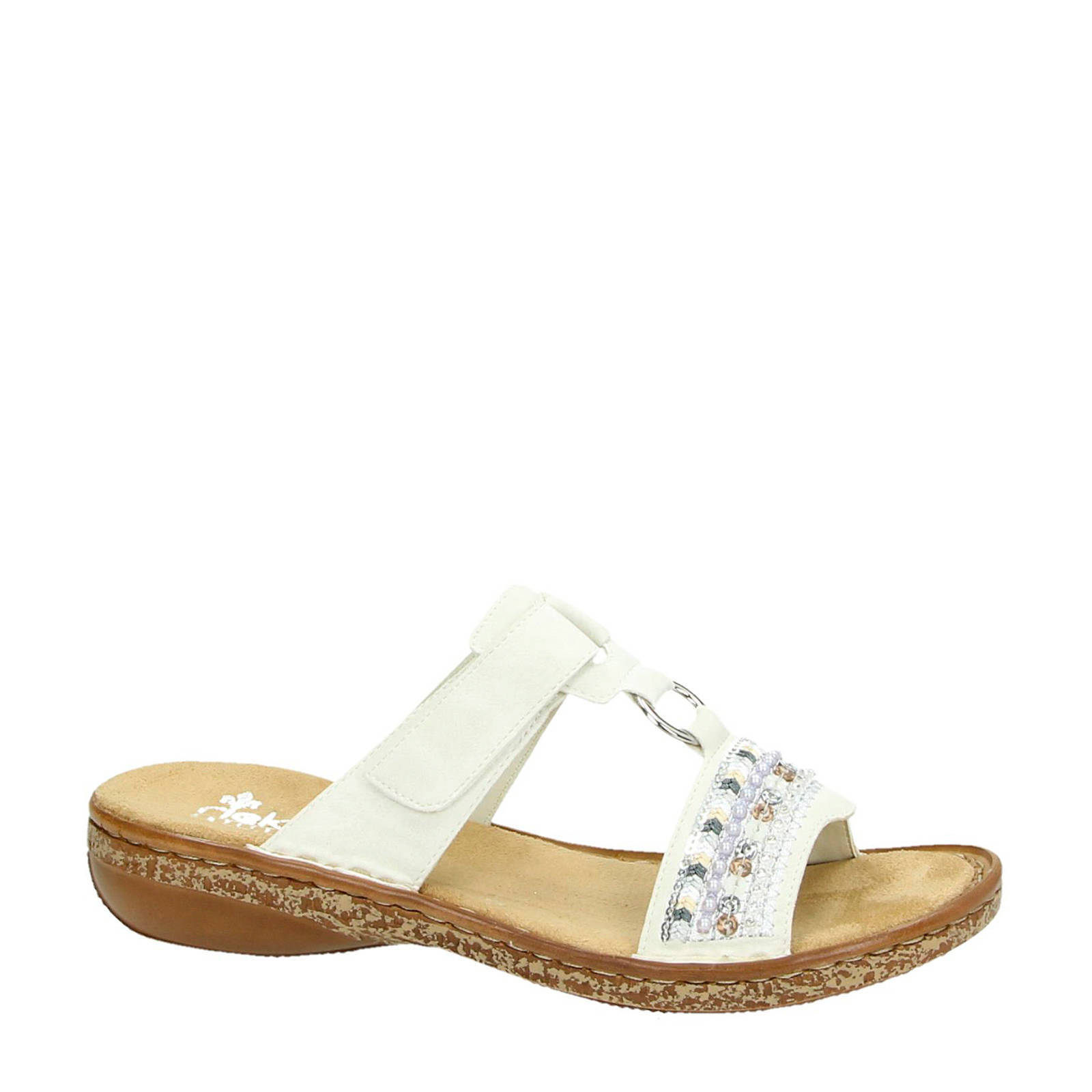 Rieker slippers wit | wehkamp