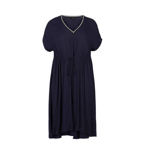 Zizzi Jurk Donkerblauw zizzi kopen in de aanbieding