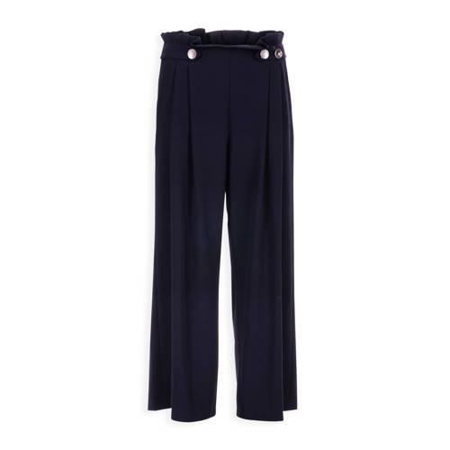 Morgan Loose Fit Paperbag Broek Marine morgan kopen in de aanbieding