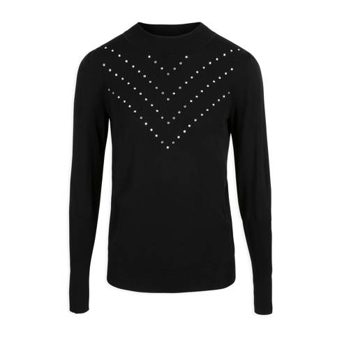 Morgan Trui Met Studs morgan kopen in de aanbieding Morgan Trui Met Studs morgan kopen in de aanbieding