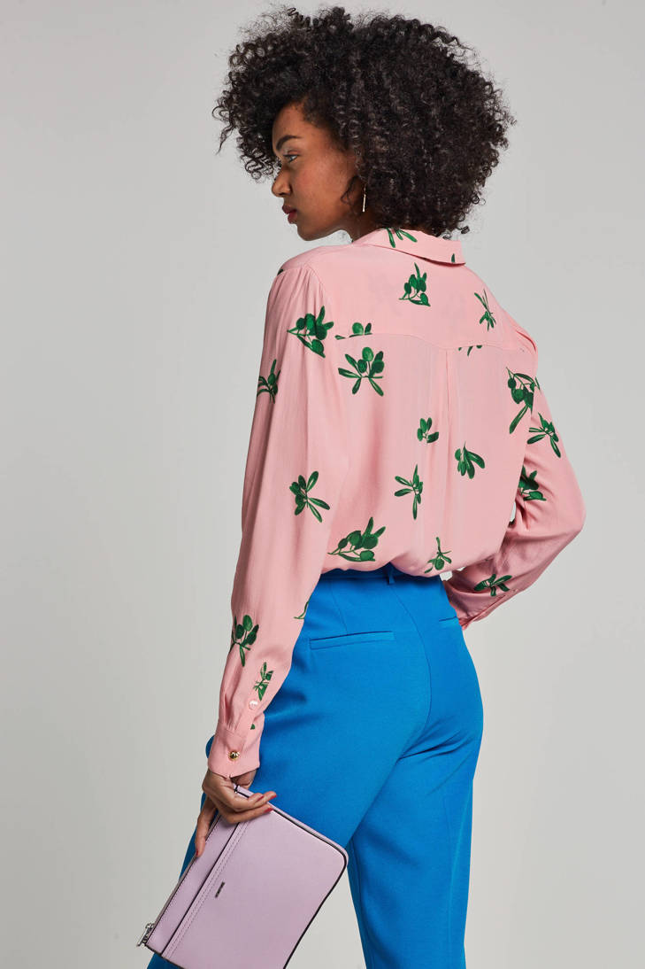 blouse all print over met Chapot Lily Fabienne Bq4RZZ