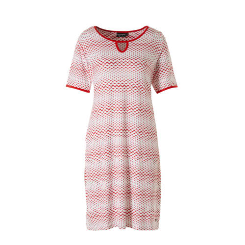 Pastunette Nachthemd In All Over Print Rood pastunette kopen in de aanbieding