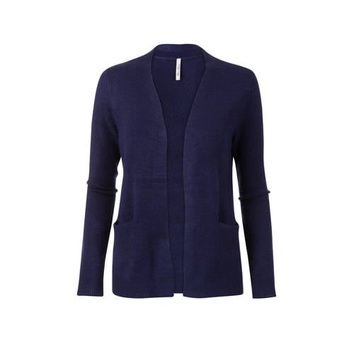 Miss Etam Regulier Vest Donkerblauw miss etam kopen in de aanbieding