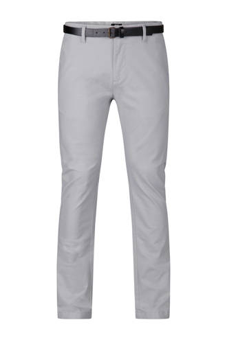 Bobby slim fit chino grijs