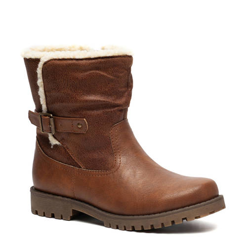 Scapino Blue Box Enkellaarzen Bruin scapino kopen in de aanbieding