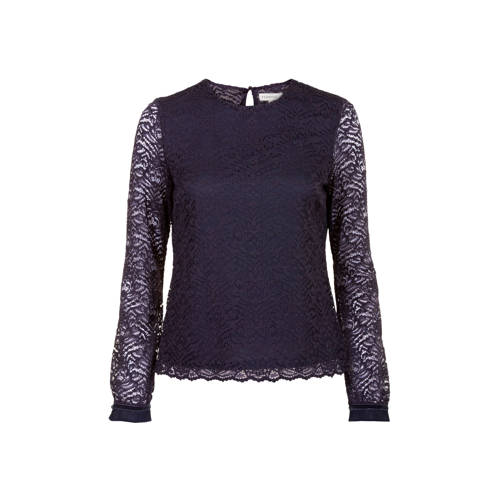 Promiss Kanten Top Tassimo Donkerblauw promiss kopen in de aanbieding