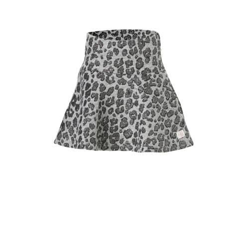 Soliver Rokje Met Glitter Panterprint Grijs soliver kopen in de aanbieding