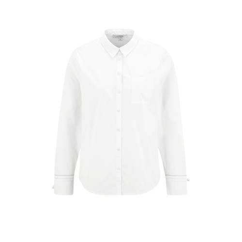 Comma Casual Identity Overhemdblouse Ecru comma casual identity kopen in de aanbieding Comma Casual Identity Overhemdblouse Ecru comma casual identity kopen in de aanbieding