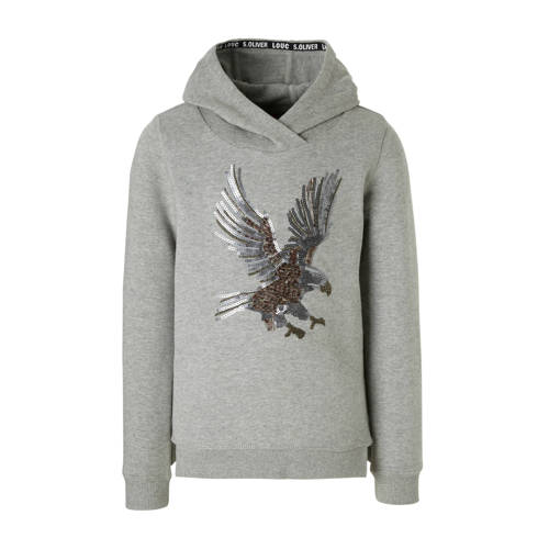 Soliver Hoodie Met Pailletten Grijs soliver kopen in de aanbieding Soliver Hoodie Met Pailletten Grijs soliver kopen in de aanbieding