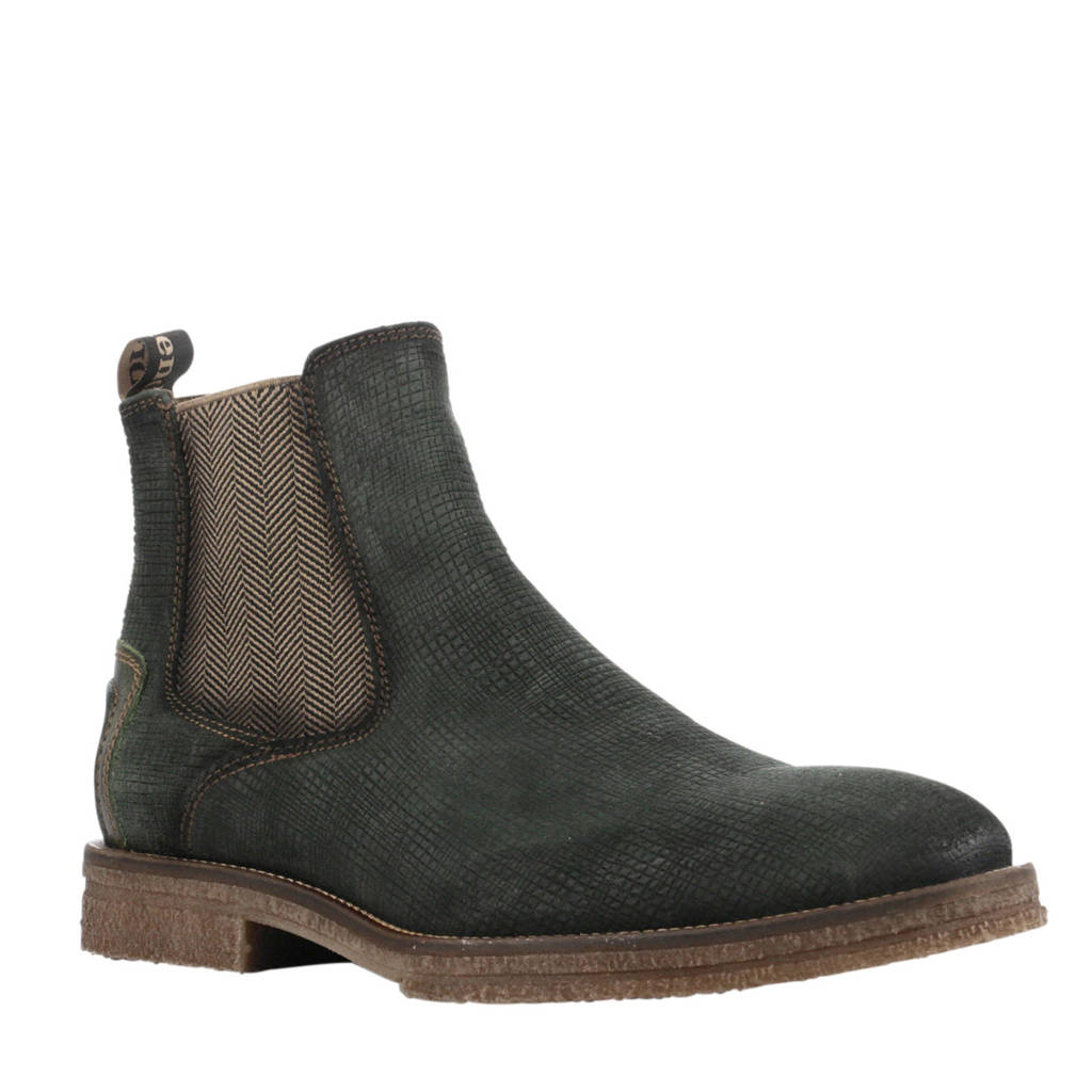 chelsea boots groen | wehkamp