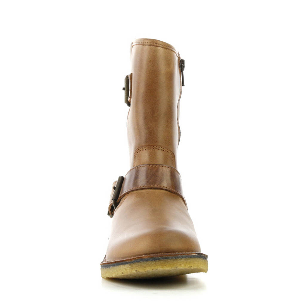 Cashott Bruin Cashott Leren Nubuck Nubuck Enkelboots gZg1w8