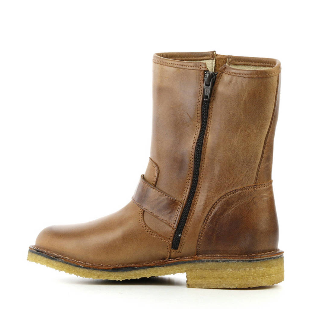 Cashott Bruin Cashott Leren Nubuck Nubuck Enkelboots gZg1w8