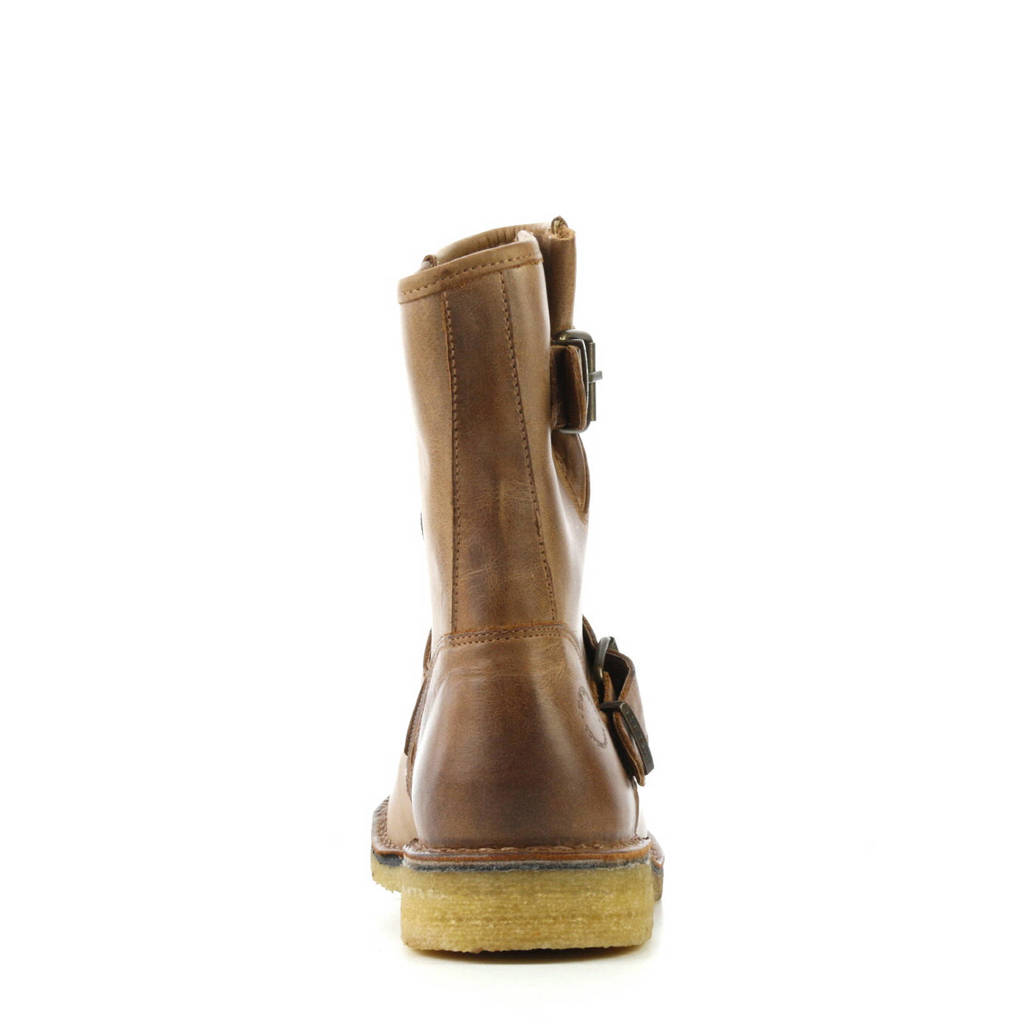 Cashott Bruin Cashott Leren Nubuck Nubuck Enkelboots gZg1w8