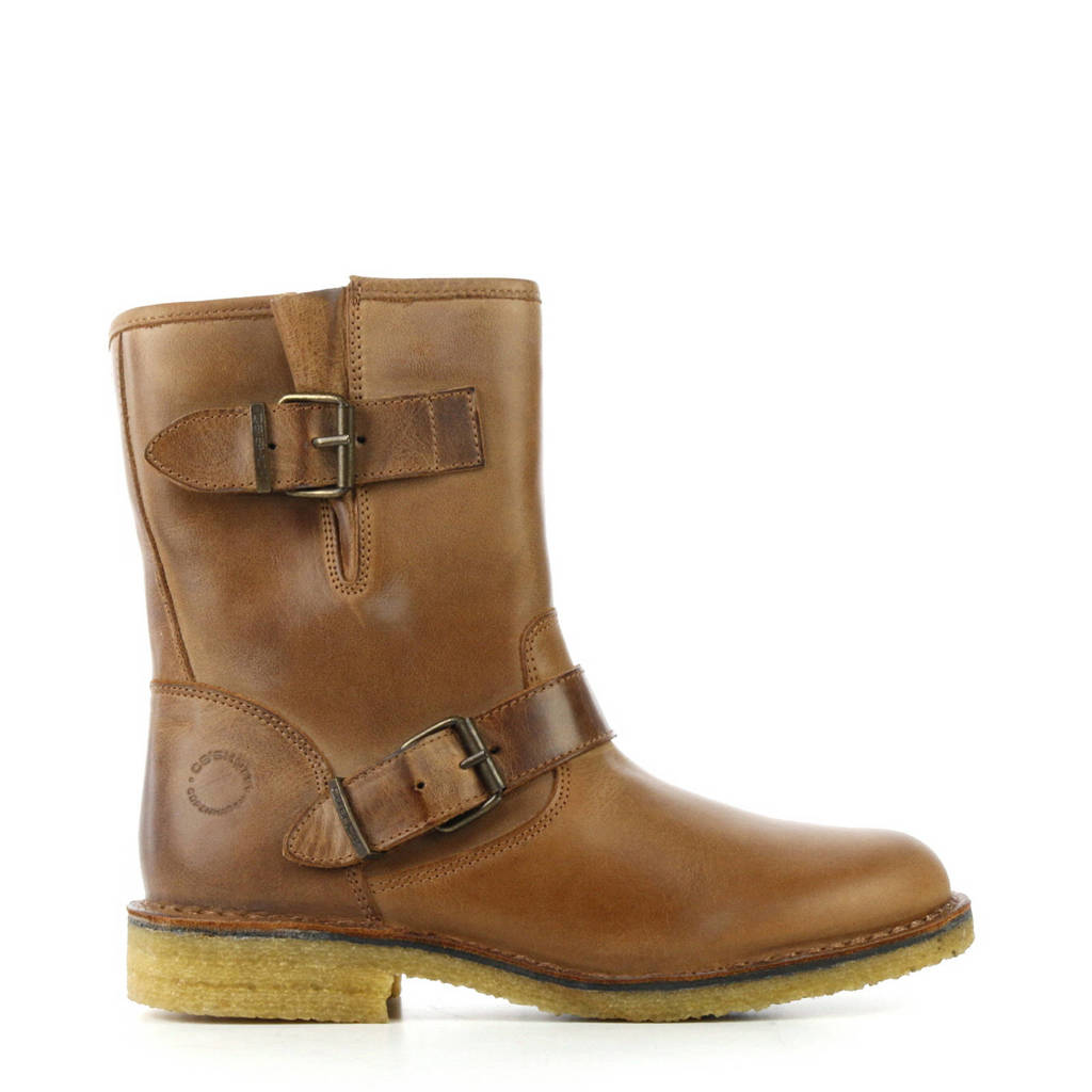 Cashott Bruin Cashott Leren Nubuck Nubuck Enkelboots gZg1w8
