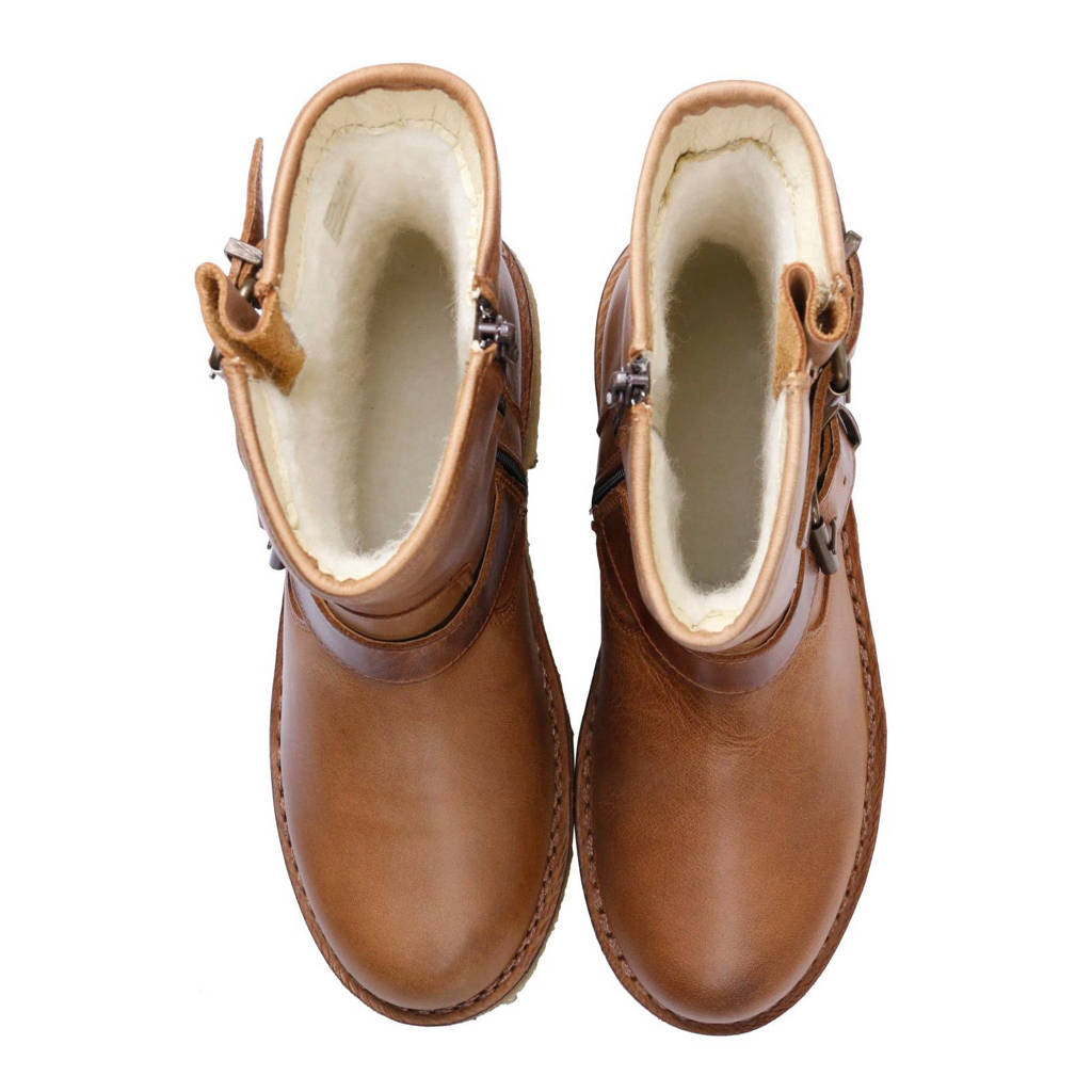 Cashott Bruin Cashott Leren Nubuck Nubuck Enkelboots gZg1w8