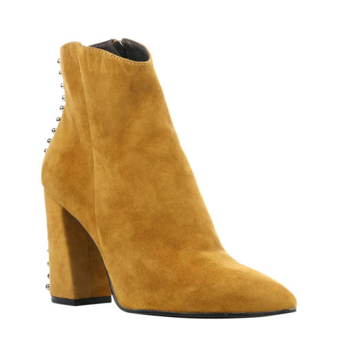 Mace Suede Enkellaarzen Geel mace kopen in de aanbieding Mace Suede Enkellaarzen Geel mace kopen in de aanbieding