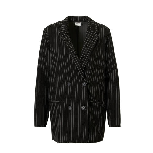 Jacqueline De Yong Gestreepte Blazer jacqueline de yong kopen in de aanbieding