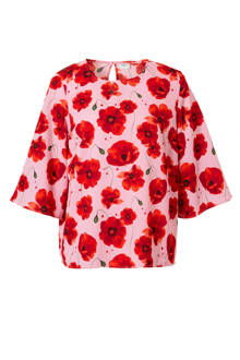 gebloemde top