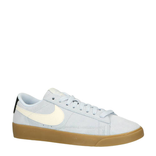 Nike Blazer Low Sd Sneakers Lichtblauw nike kopen in de aanbieding