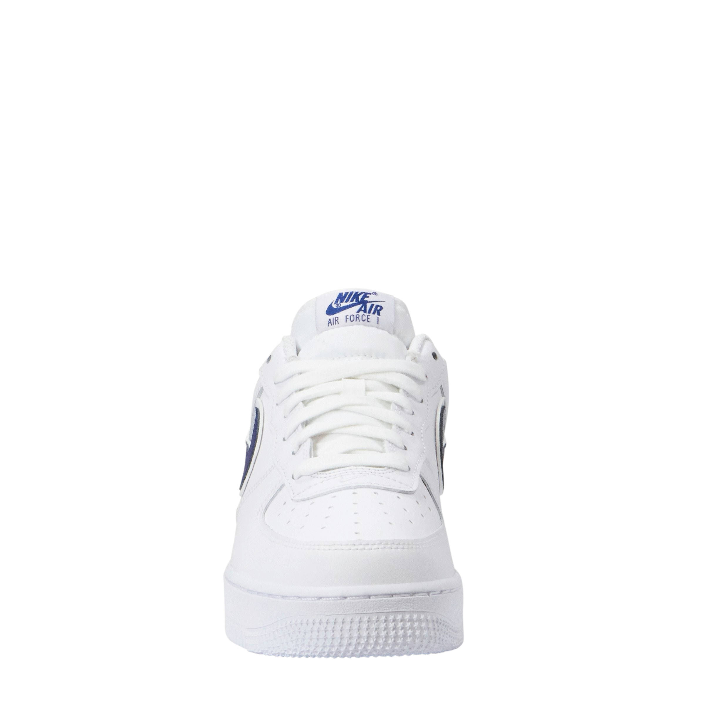 Nike Air Force 1 '07 3 sneakers leer wit/blauw | wehkamp Nike Air Force 1 '07 3 sneakers leer wit/blauw | wehkamp
